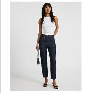 Express Women's Dark Blue Jeans